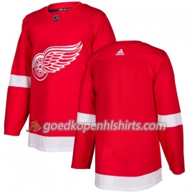 Detroit Red Wings Blank Adidas 2017-2018 Rood Authentic Shirt - Mannen
